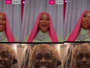 Nicki Minaj Talks $ex Lil Wayne and Asks His Favorite Position During Steamy Conversation on Instagram Live