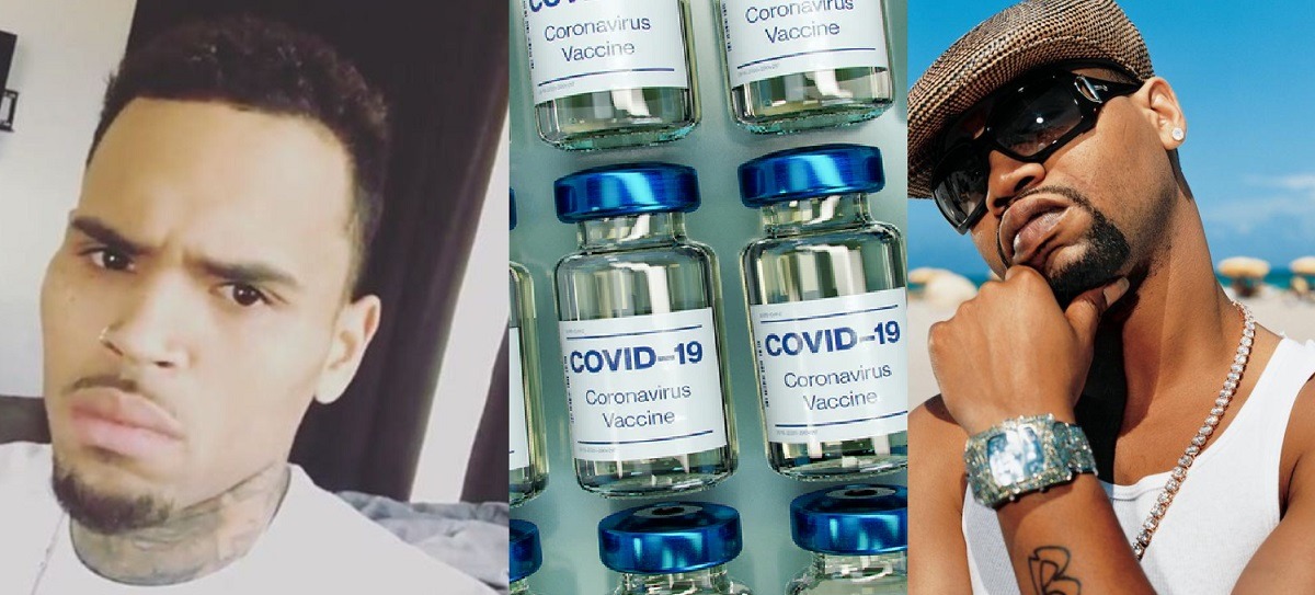 Is Juvenile Broke? Chris Brown Criticizes Juvenile's Strange 'Vax That Thang Up' COVID Vaccine Remix