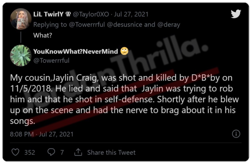 Family Member Cousin of Teen Jaylin Domonique Craig Exposes DaBaby Lied About Being Robbed When He Shot and Killed Him in Walmart