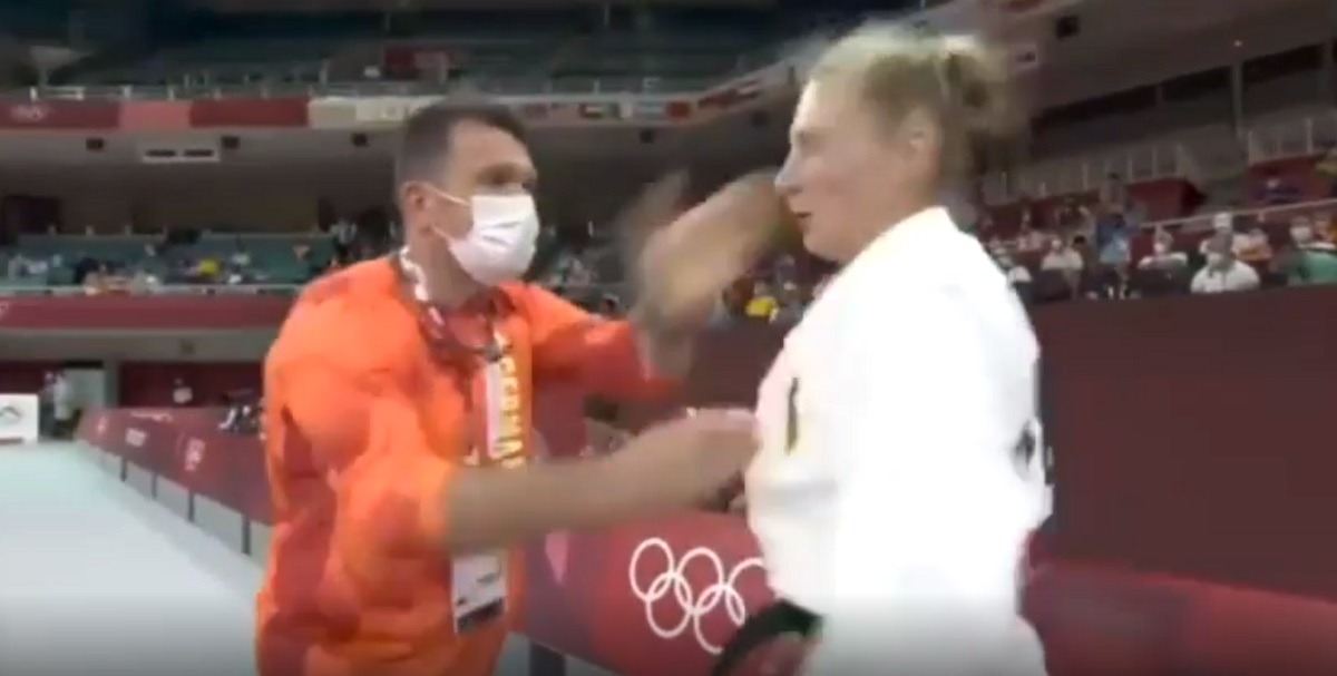 Feminists Are Angry a Male German Judo Coach Slapped Female Martyna Trajdos and Shook Her Violently at Tokyo Olympics