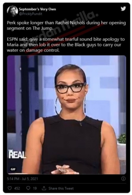 People Criticize Richard Jefferson and Kendrick Perkins Defending Rachel Nichols Apology on The Jump