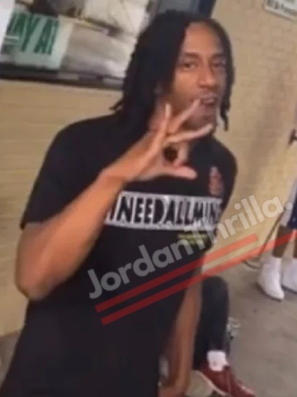 Hitman Holla and His Goons Jump and Beat Up Crip Byron Blake at Gas Station After Calicoe Battle