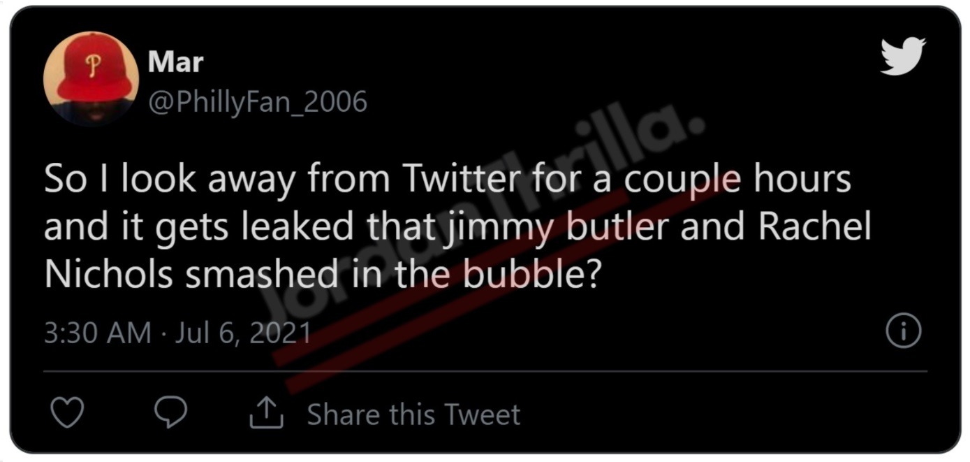 Did a Jimmy Butler Rachel Nichols $extape From NBA Bubble Hotel Room Leak? Did Jimmy Butler smash Rachel Nichols at NBA Bubble