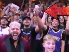 Phoenix Suns Fan Counts Money $100 Bills While Giannis Antetokounmpo Shoots Free...