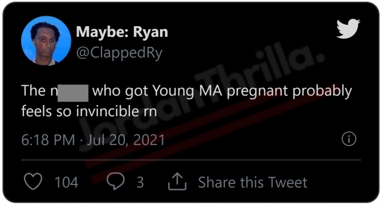 Did Someone Get Young MA Pregnant? Social Media Reacts to Rumor Young MA is Having a Baby. Who is the father of Young MA Child?