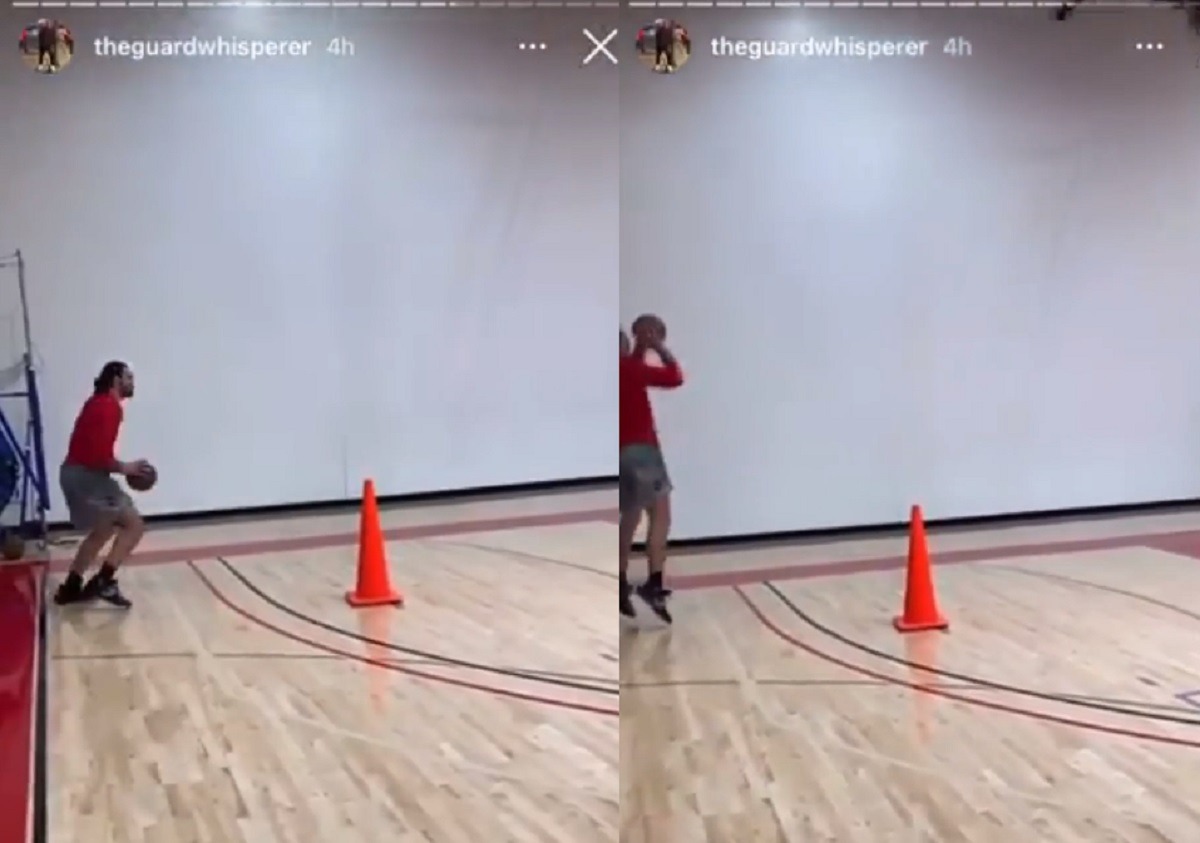Steven Adams Three Point Shooting Form Goes Viral After New Workout Video