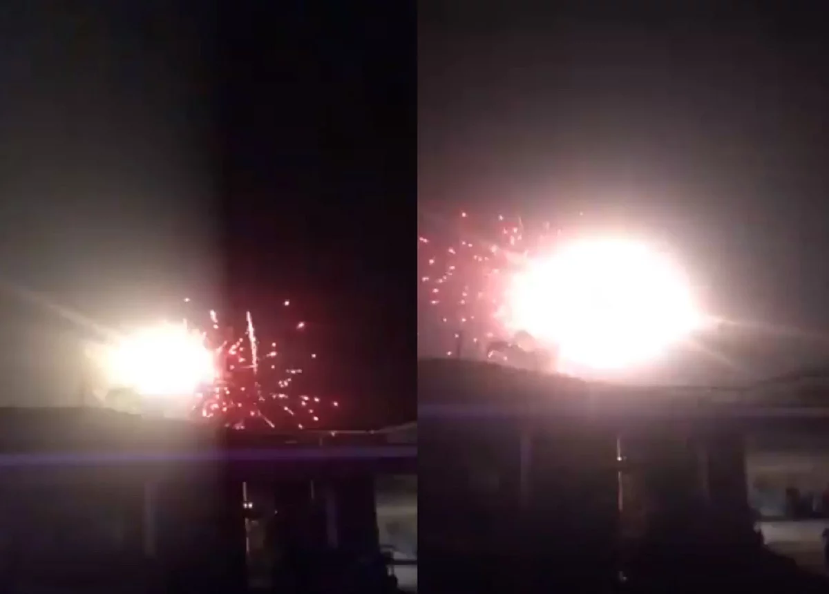 South Fontana Fireworks War Zone Starts Fire In Southridge Hills on