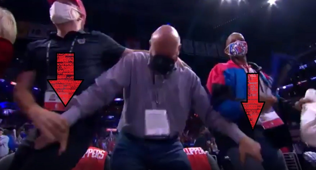 Is Steve Ballmer Gay? Strange Video Shows Steve Ballmer Grabbing a Man's Groin During Game 6 of WCF