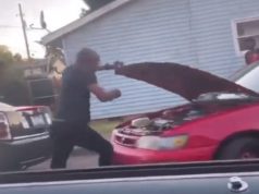 Woman Drives Off on Hood Mechanic After He Fixes Her Starter Almost Running Him ...