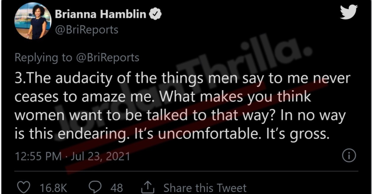 Spectrum NY News Reporter Brianna Hamblin Exposes Two Men Verbally Sexually Harassing Her During Live News Recording