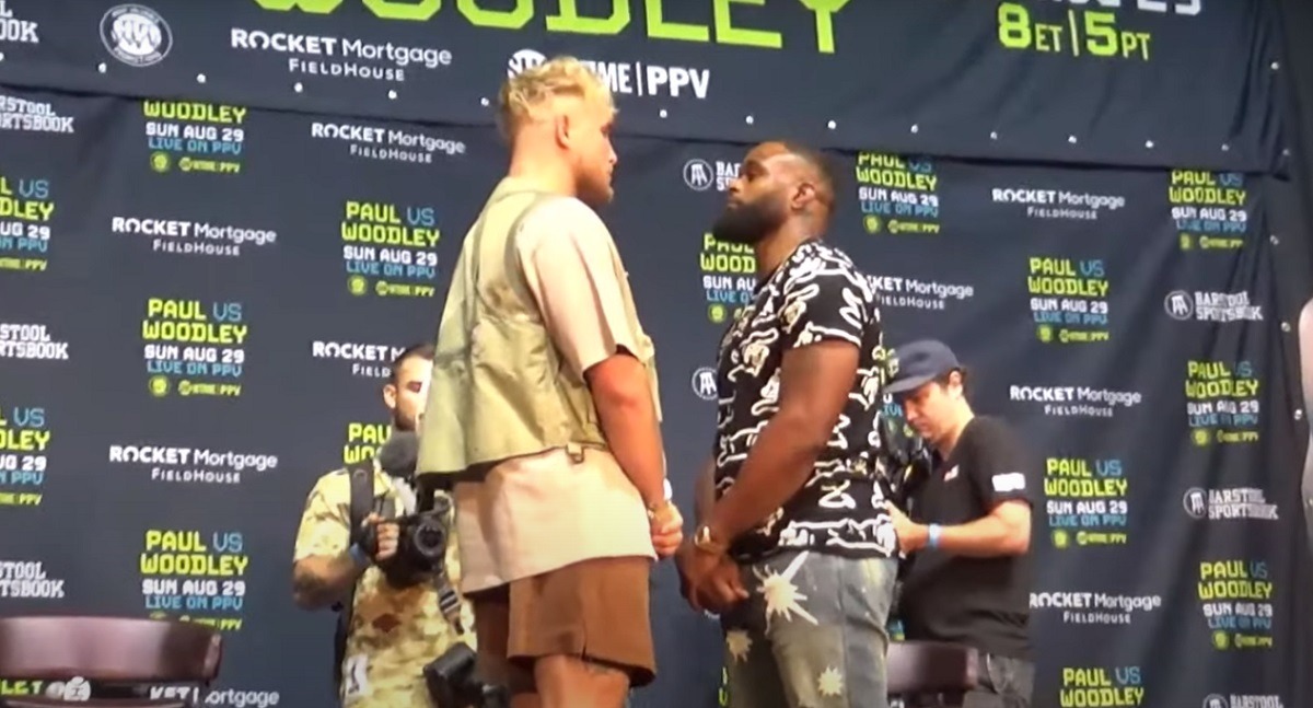 Tyron Woodley Will Get 'I Love Jake Paul' Tattoo If He Loses Boxing Match on August 29