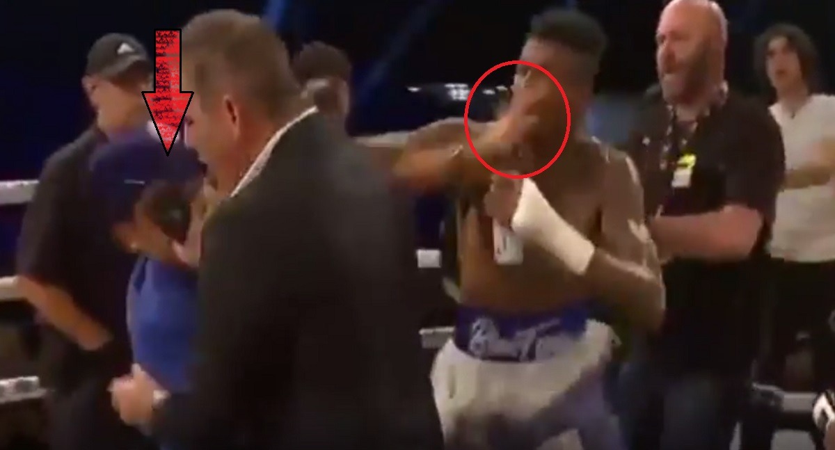 Blueface Fight With Fan Goes Viral: Blueface Punches Fan Who Jumped In Ring After During Bare-knuckle Match With TikToker Kane Trujillo. Fan punches Blueface after bare-knuckle match.