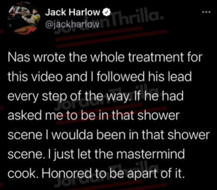 Is Jack Harlow Gay? Some People Think Jack Harlow Was Flirting with Lil Nas X on Twitter. Lil Nas X responds to Jack Harlow shower scene