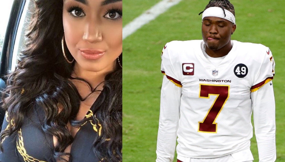 NFL QB Dwayne Haskins Sues IG Model Vanessa Chantal for $20K After His Wife Knocked Out His Teeth