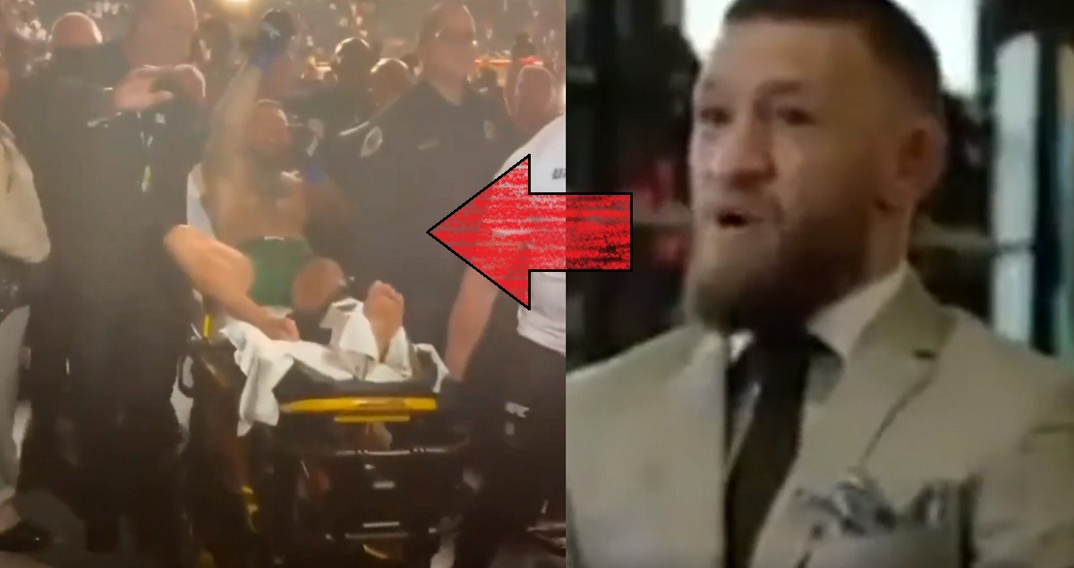 Is Conor McGregor Leaving on Stretcher at UFC 264 Karma For Guaranteeing Dustin Poirier Would Leave on Stretcher?