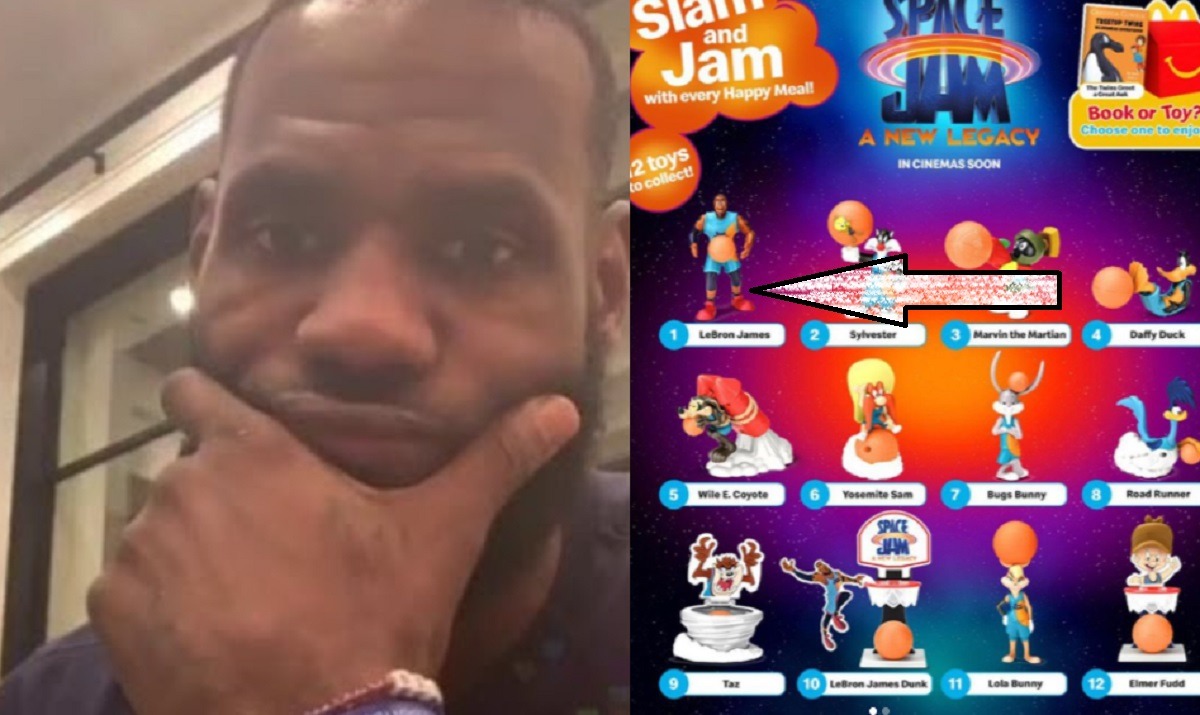 Why Did McDonald's Put a Huge Bald Spot on Lebron James Space Jam Action Figure?