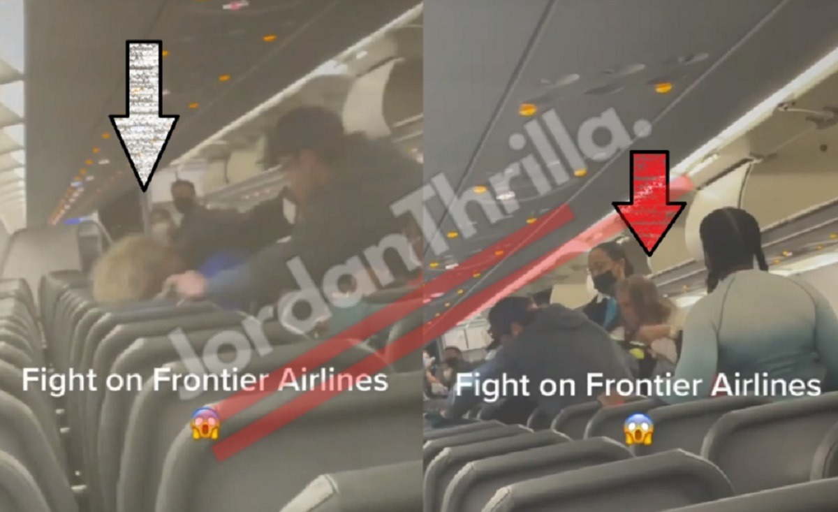 Here is What Started a Massive Brawl Fight on Frontier Airlines Plane Flight Caught on Video by Rapper Milli Miami