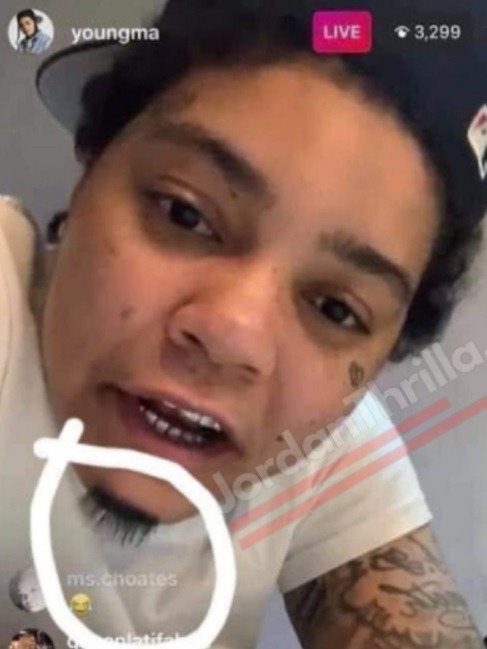 Did Someone Get Young MA Pregnant? Social Media Reacts to Rumor Young MA is Having a Baby. Young MA wearing eyelash beard