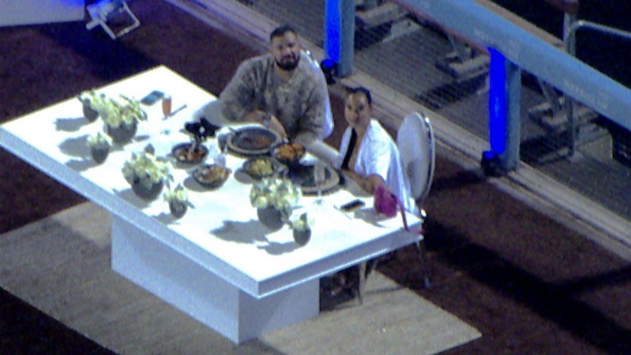 Do New Empty Dodgers Stadium Date Photos Confirm Drake is Smashing Amari Bailey's Mom Johanna Leia?