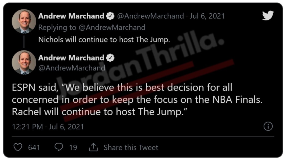 Malika Andrews Wins After Rachel Nichols Banned From NBA Finals Sideline Coverage After Racist Maria Taylor Comments