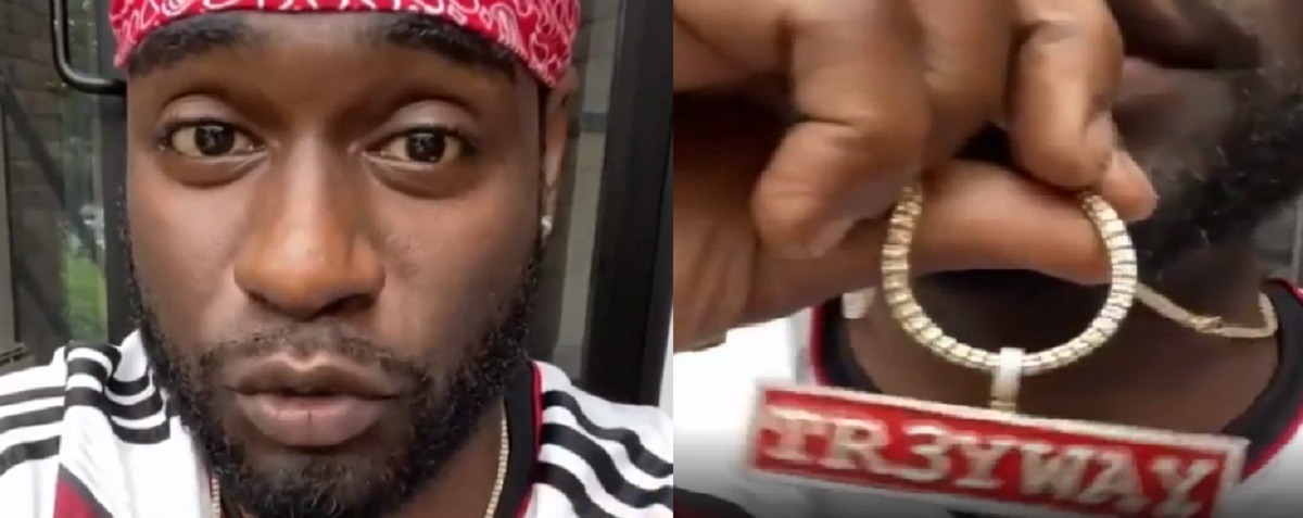 9Trey Blood Gang Member Billy Ado Threatens Tekashi 6IX9INE, Clowns Him Being Scared to Show Up at Rolling Loud, and Flashes Tr3yway Chain