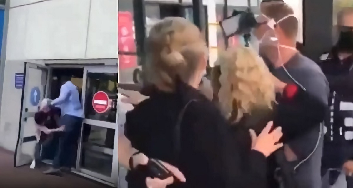 Video of Unvaccinated People in France Not Allowed in Supermarket Stores Without COVID-19 Vaccine Passport is Scary. Unvaccinated people in France denied entry to supermarket without COVID vaccine passport