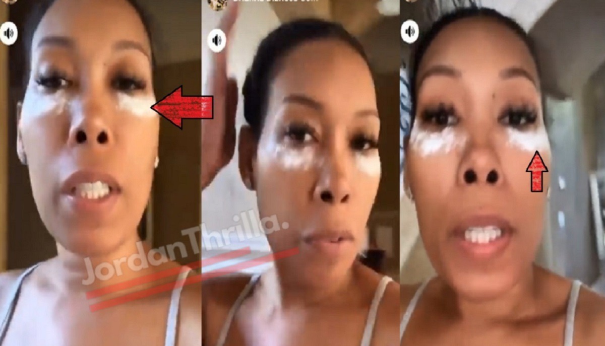 IG Model Brianna Bizness Using Cocaine Paste on her Eyes For Clear Skin on Instagram Live Goes Viral