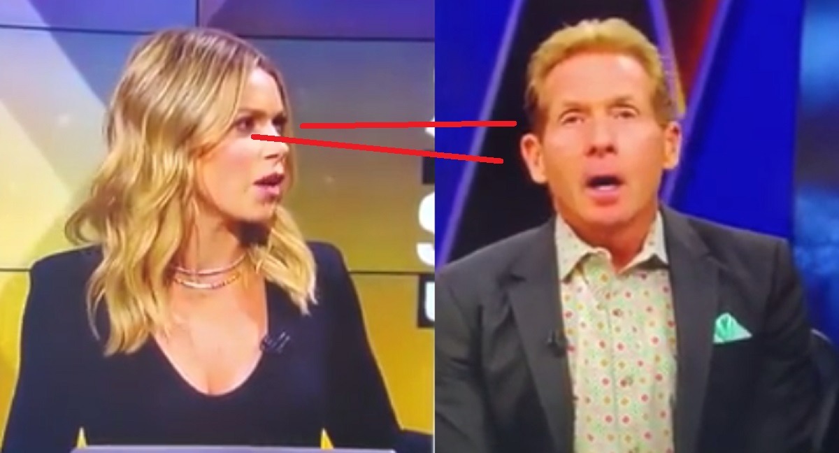 Female Undisputed Host Jenny Taft Fights Skip Bayless Verbally After He Body Shamed Mike McCarthy Being Fat. Jenny Taft fighting Skip Bayless calling Mike McCarthy fat.
