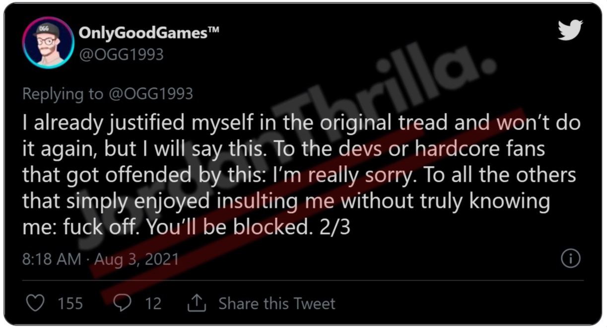 Here is OnlyGoodGames reacting to death threats from Halo fanboys. Gamer OGG1993 aka OnlyGoodGames Receives Death Threats After Halo Infinite Fruit Clip Exposure Video