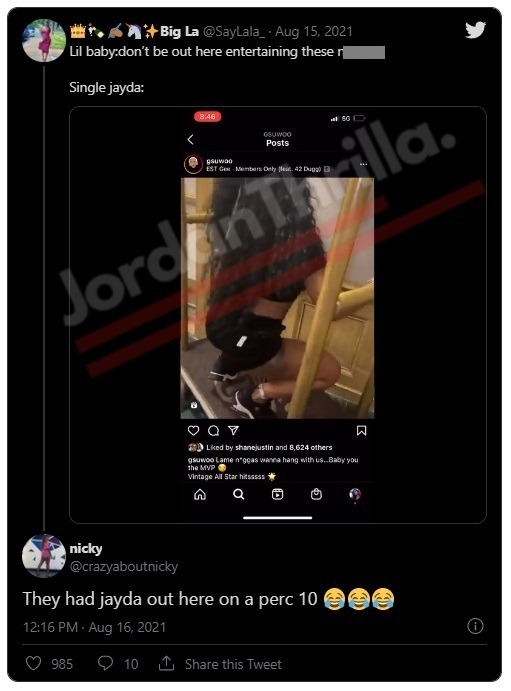 Was Jayda Cheaves on Drugs in Baltimore? Single Jayda Cheaves Twerking in Baltimore After Lil Baby Told Her Not Entertain Dudes Goes Viral