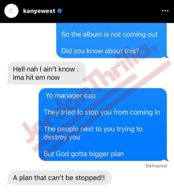 Kanye West Reveals How DaBaby Manager Caused DONDA Delay in Leaked Text Messages. Messages showing how DaBaby manager delayed DONDA album by not taking calls.