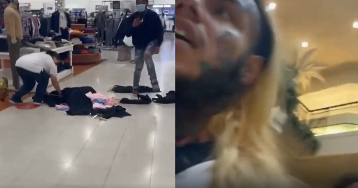 Did Goons Chase Tekashi69 Out a Mall? Video Aftermath of Goons Fighting Tekashi 6IX9INE at Mall Goes Viral