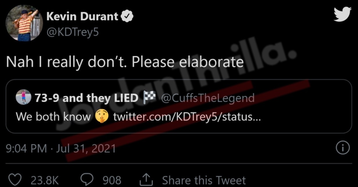 Did Lebron James Friend CuffsTheLegend Expose Kevin Durant Burner Account Dissing Lakers New Roster Out of Fear? Cuffs the Legend exposes Kevin Durant scared of Lakers