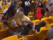 2 Chainz Looking Black Man Knocks Out White Man at Steelers vs Lions Game After The White Man's Wife Slapped Him