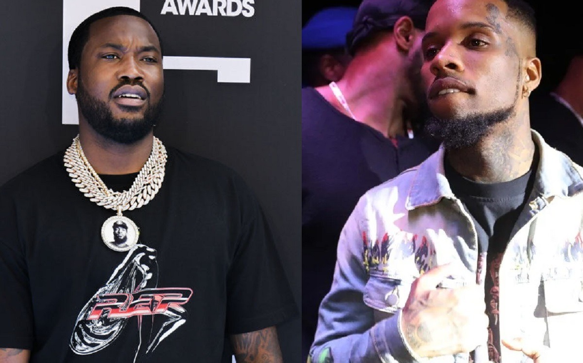 Tory Lanez Calls Out Meek Mill Misspelling "Smith & Wesson" like "Smith & Western" On Instagram. Meek Mill doesn't know to spell "Smith and Wesson".