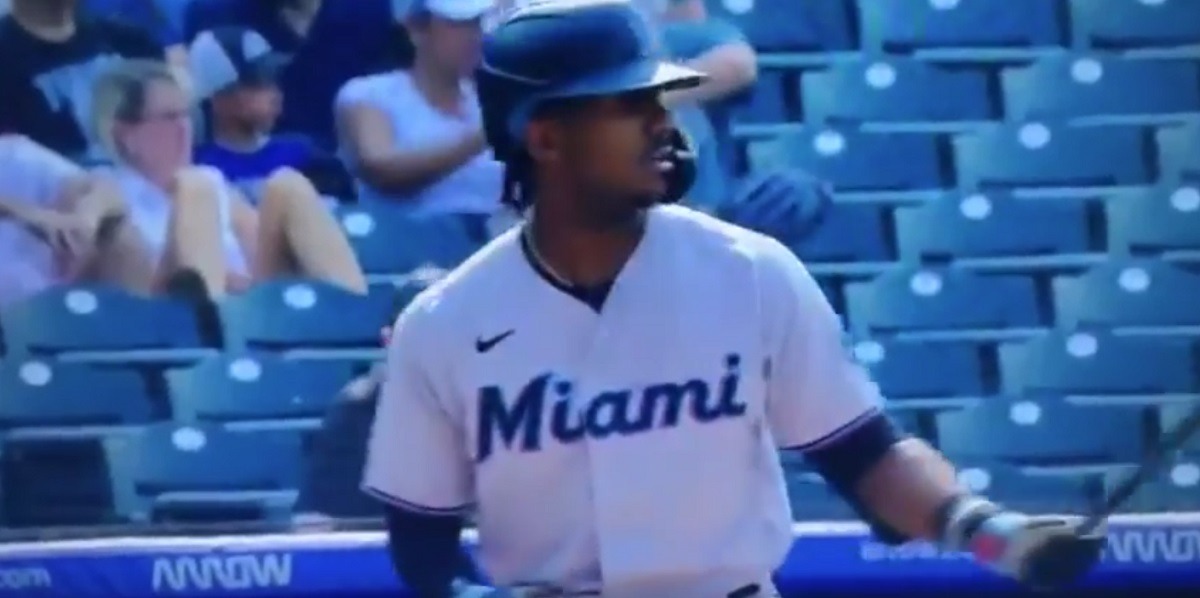 Racist Rockies Fan Says N-Word Racial Slur Marlins Lewis Bronson at Bat During MLB Game
