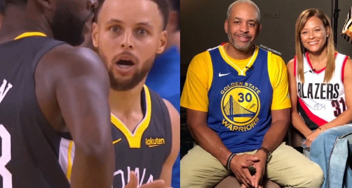 Details on How Dell Curry Kicked Sonya Curry Out the House For Cheating With a New England Patriots Player Steven Johnson. Photo of Steven Johnson with Sonya Curry.