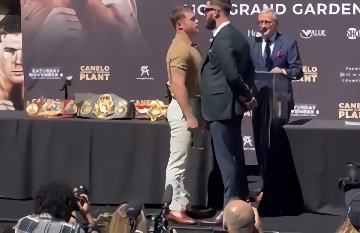 Canelo Alvarez Reveals What Caleb Plant Said Before He Punched Him in the Face During Press Conference Fight. The answer to what Caleb Plant said to Canelo Alvarez before he pushed him. Caleb Plant talked about Canelo Alvarez's mother details
