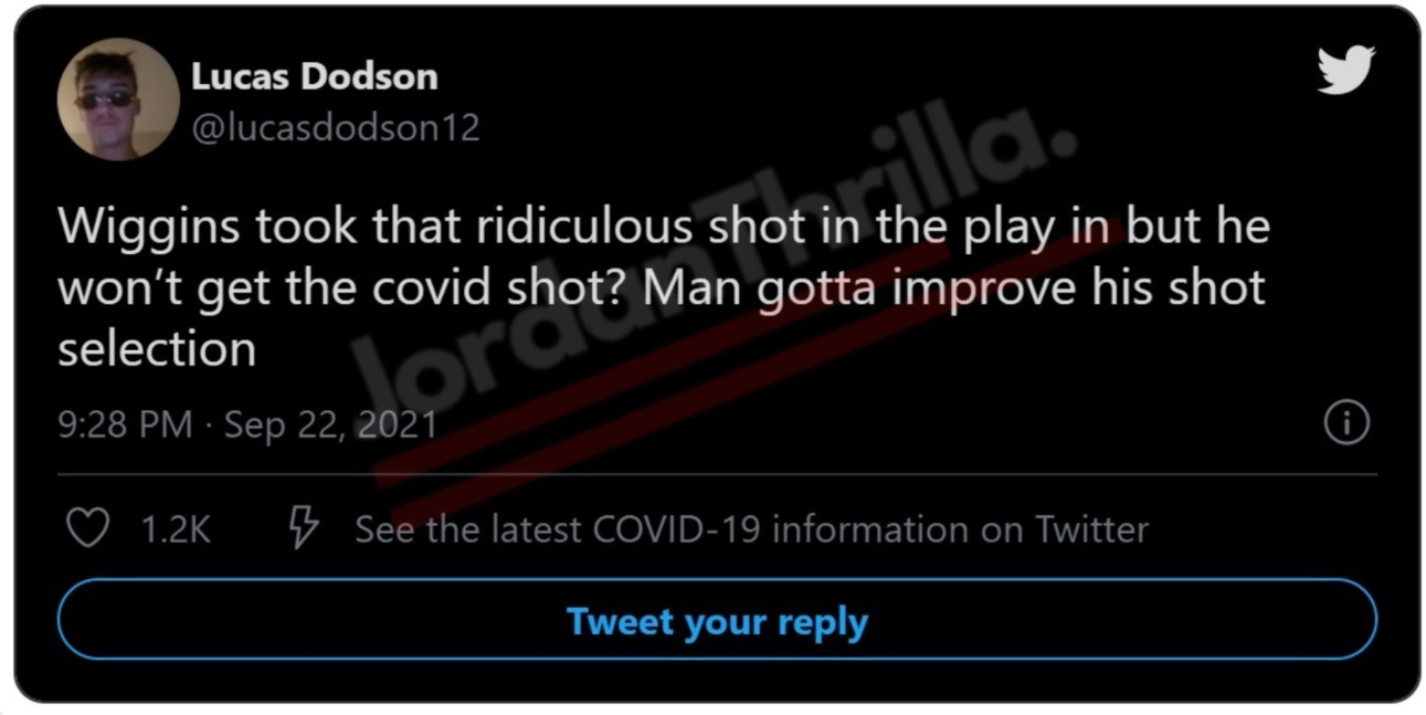 Is Andrew Wiggins an Anti-Vaxxer? Social Media Roasts Andrew Wiggins With Shot Selection Jokes after Reports Andrew Wiggins is Refusing COVID-19 Vaccine Shots. Reactions to Andrew Wiggins Anti-Vaxxer refusing COVID Vaccine situation