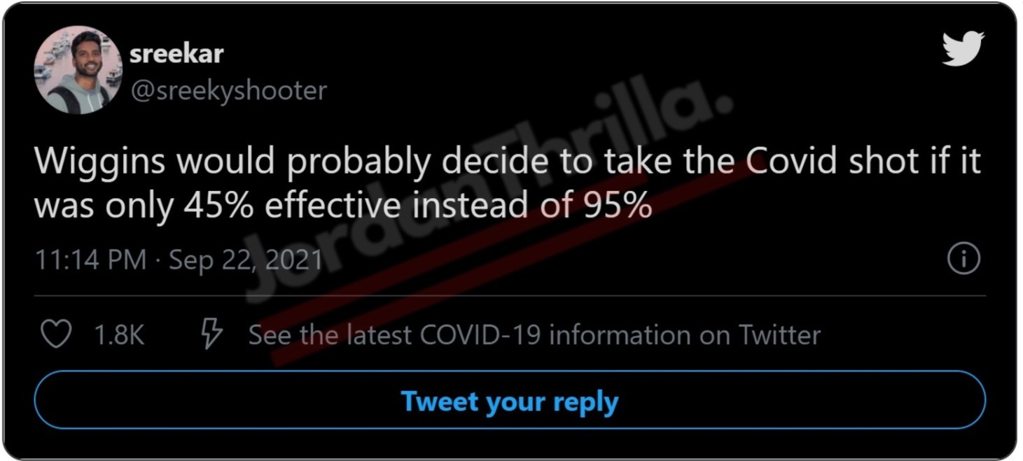 Is Andrew Wiggins an Anti-Vaxxer? Social Media Roasts Andrew Wiggins With Shot Selection Jokes after Reports Andrew Wiggins is Refusing COVID-19 Vaccine Shots. Reactions to Andrew Wiggins Anti-Vaxxer refusing COVID Vaccine situation