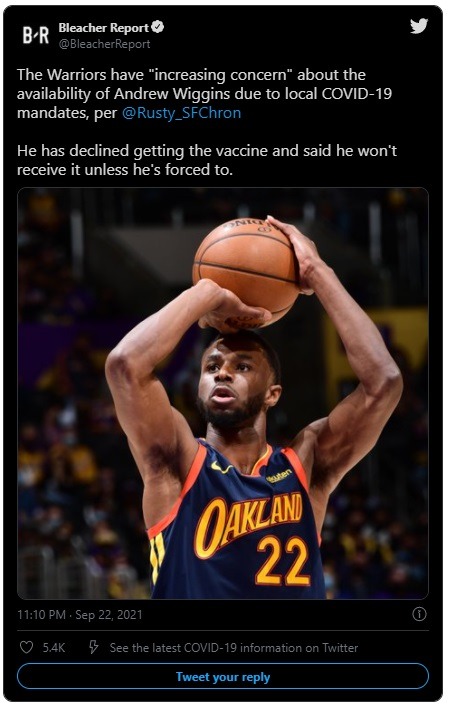 Is Andrew Wiggins an Anti-Vaxxer? Social Media Roasts Andrew Wiggins With Shot Selection Jokes after Reports Andrew Wiggins is Refusing COVID-19 Vaccine Shots. Reactions to Andrew Wiggins Anti-Vaxxer refusing COVID Vaccine situation