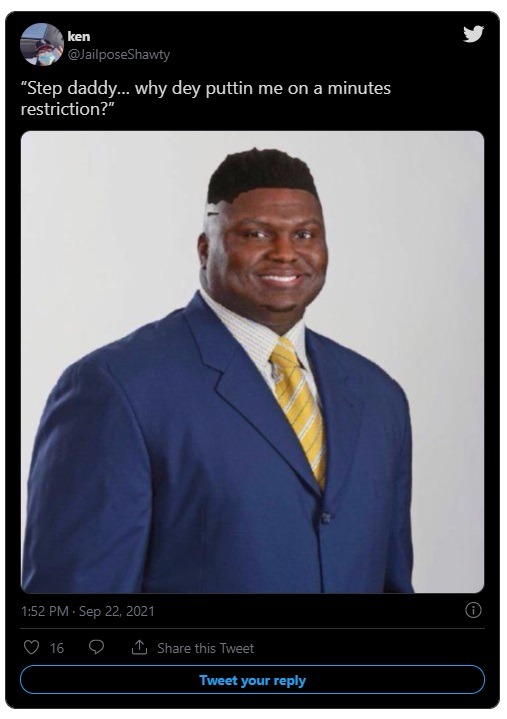 Did Zion Williamson Request a Trade from Pelicans? New Rumor Alleges Zion Williamson Refused to Show Up to Pelicans Workouts. Zion Williams overweight at Southern California Football game after rumors of not working out with Pelicans. Details on Zion Williamson ignoring Brandon Ingram and Pelicans assistant coach Fred Vinson. Details on Zion Pelican rumors.