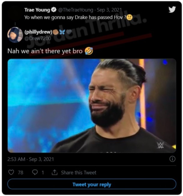 Social Media Clowns Trae Young Saying Drake is Better Than Jay Z After Listening to his CLB Album. People react to Trae Young saying Drake surpassed Jay Z because of Certified Lover Boy.