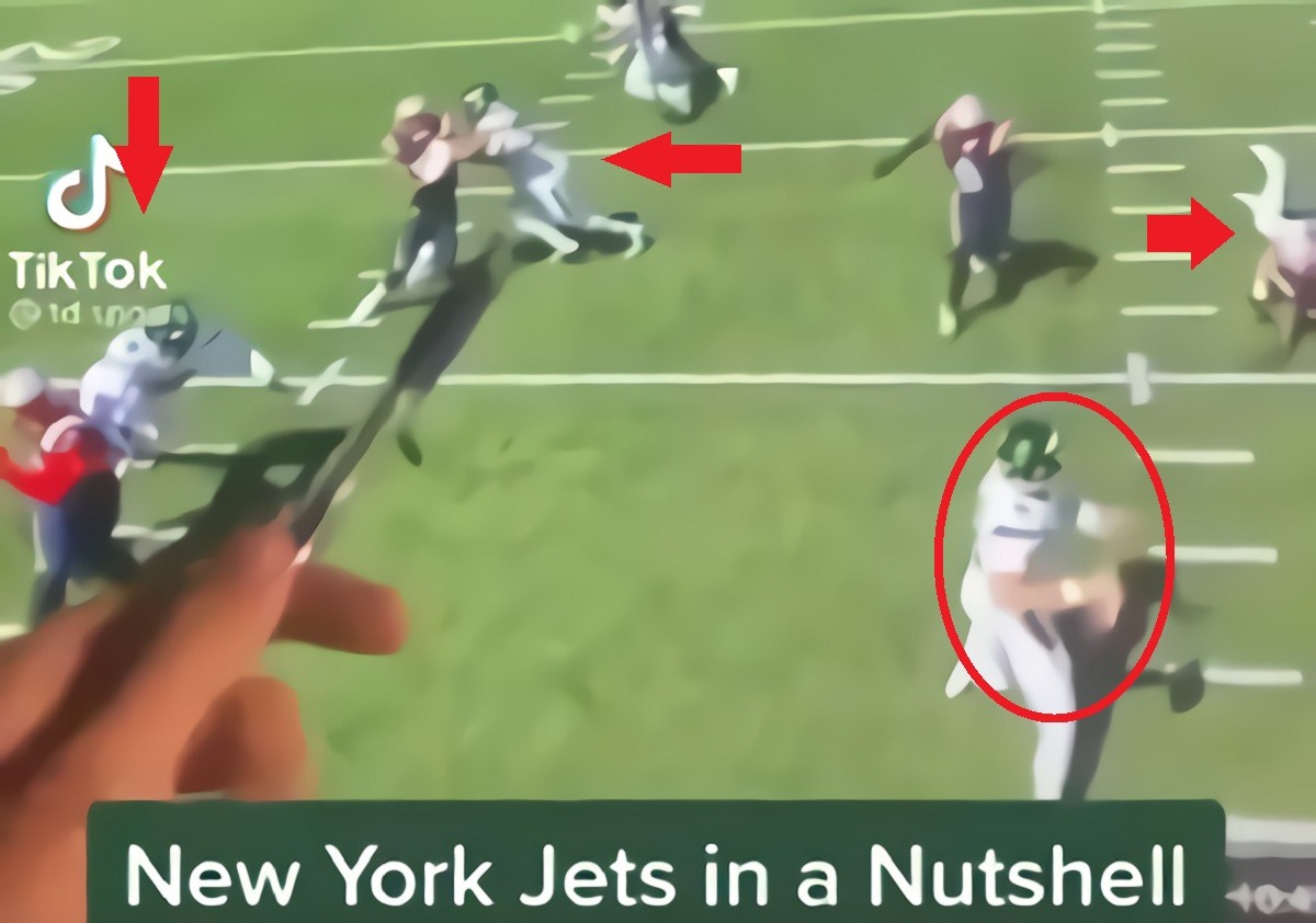 12 Year Old TikToker Breaks Down Jets Zach Wilson Throwing Interceptions Against Patriots. 12 Year TikToker 'td.sports' roasts Jets Zach Wilson in 'New York Jets in Nutshell' TikTok video.
