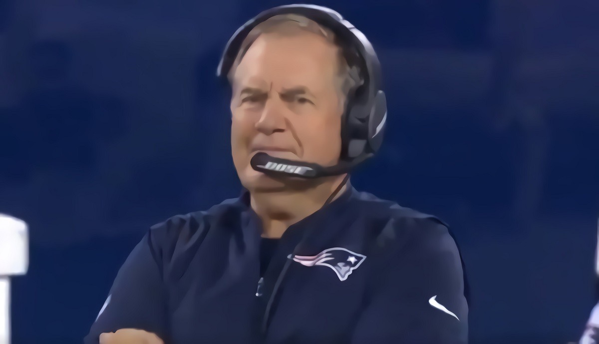 Video of Bill Belichick Laughing at Zach Wilson Throwing 4 Interceptions During Patriots vs Jets Goes Viral