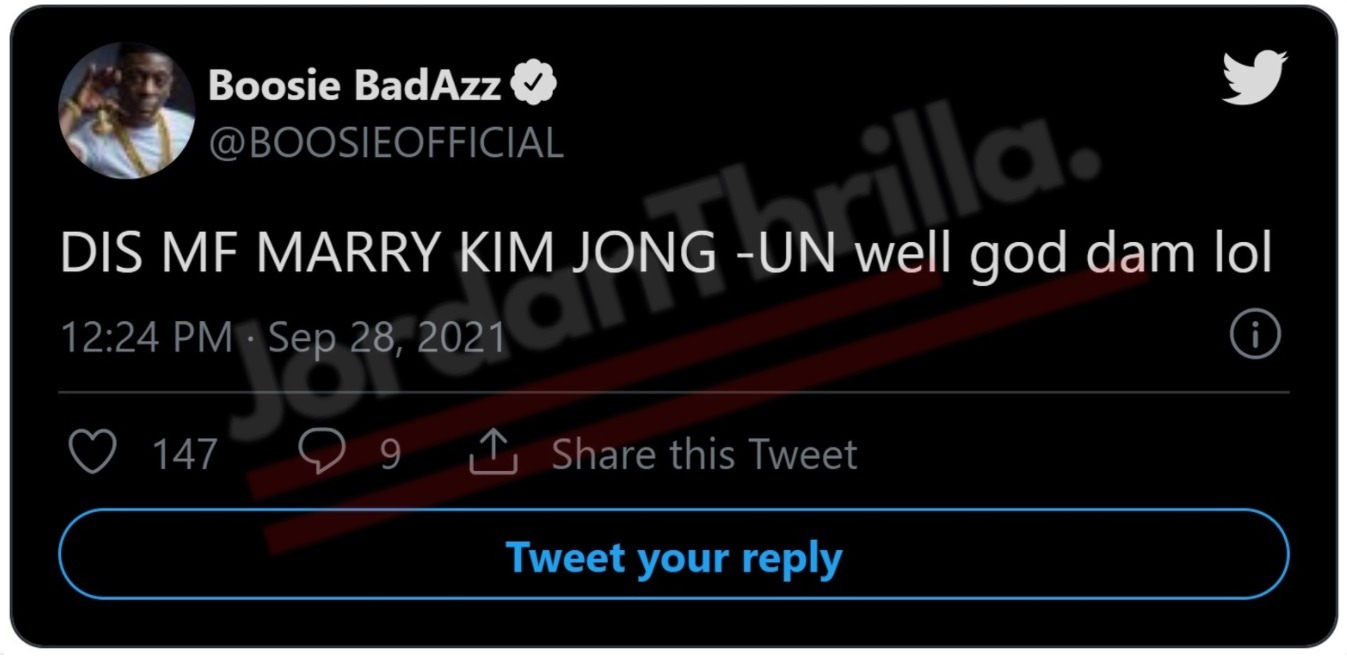 Lil Boosie Calls Mark Zuckerberg Wife Priscilla Chan 'Kim Jong-Un' In Rant after Instagram Deleted Again. Lil Boosie Compares Mark Zuckerberg's Wife Priscilla Chan to Kim Jong-Un. Lil Boosie says Mark Zuckerberg's wife looks like a ghostbuster.