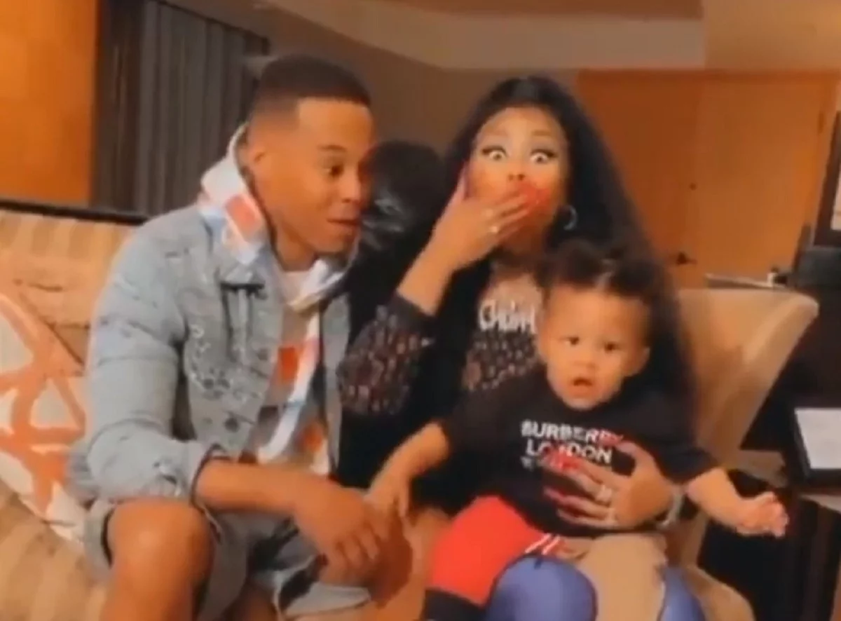 Nicki Minaj Was Shocked to Hear Her Son Papa Bear Say 'Hi' in Viral Video
