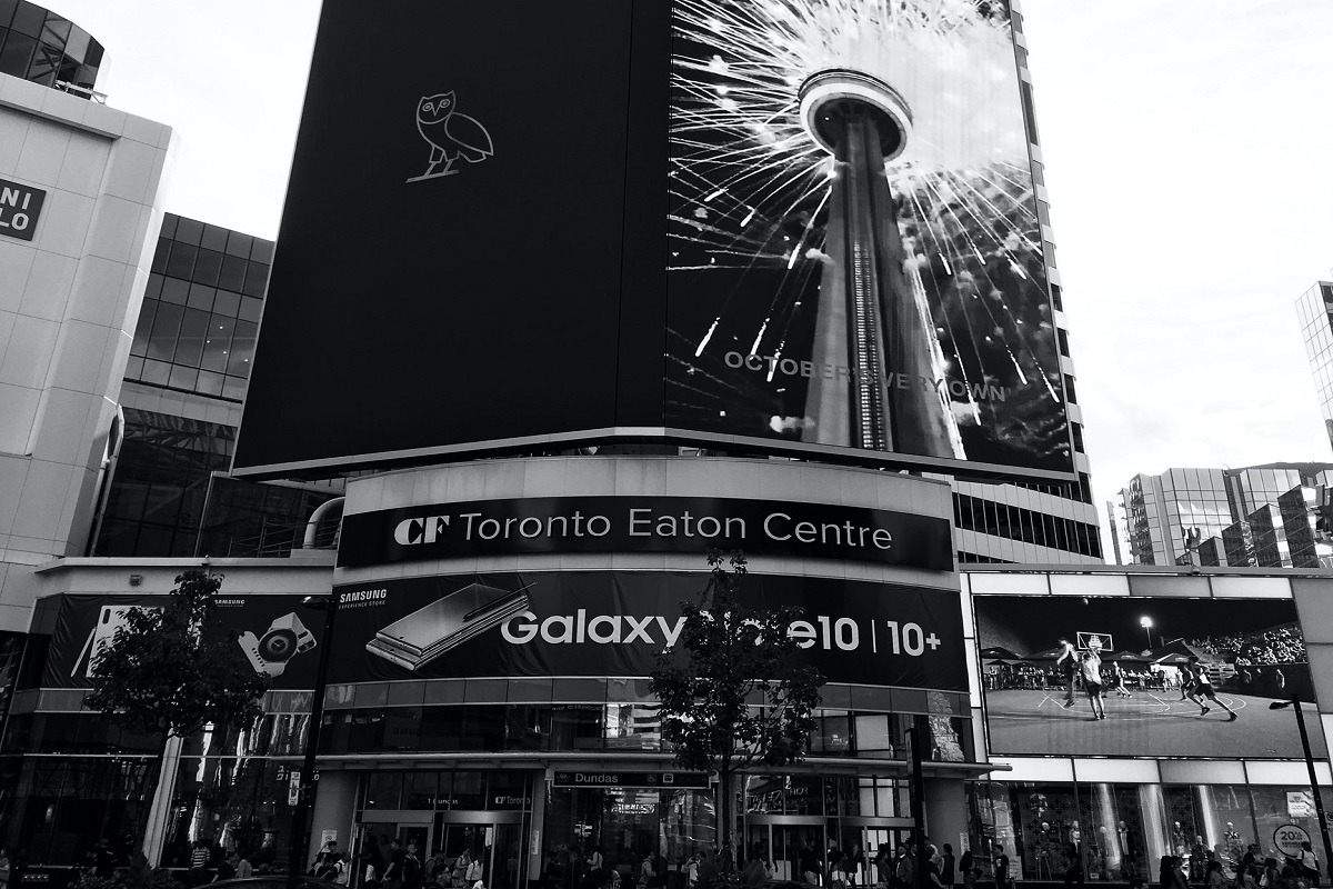 Kanye West Buys All Billboard Spaces Around Drake's CLB Billboard in Toronto and Puts 'DONDA' on Them