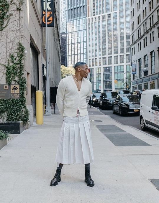 Social Media Predicts Lil Boosie Reaction to Russell Westbrook Wearing a Dress. People prediction how Lil Boosie reacting to Russell Westbrook wearing a skirt.