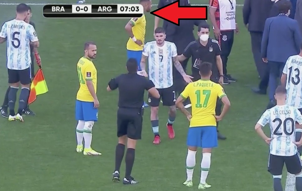 Here is Why Brazilian Health Authorities Walked Onto Field To Suspend World Cup Qualifier between Brazil and Argentina For Violating COVID-19 Protocol